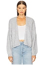 view 1 of 4 Giada Cardigan in Heather Grey