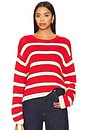 view 1 of 4 Trinity Pullover in Crimson Combo