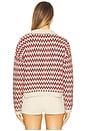 view 3 of 4 Atla Cardigan in Crimson Combo
