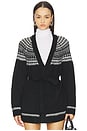 view 1 of 4 Wilder Wrap Cardigan in Black Combo