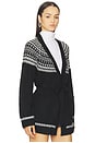 view 2 of 4 Wilder Wrap Cardigan in Black Combo