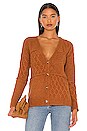 view 2 of 5 Jacynthe Patchwork Cardigan in Amber