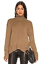 view 1 of 4 Sola Faux Cashmere Turtleneck in Mink