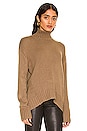 view 2 of 4 Sola Faux Cashmere Turtleneck in Mink