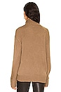 view 3 of 4 Sola Faux Cashmere Turtleneck in Mink