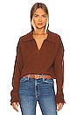 view 1 of 4 Twiggy Polo Sweater in Brown