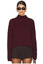 view 1 of 4 Sola Turtleneck in Oxblood