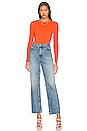 view 4 of 4 Knit Long Sleeve Top in Orange Poppy