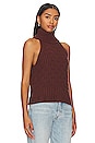 view 2 of 4 Marlow Sleeveless Top in Raisin