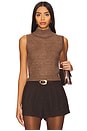 view 1 of 4 Remy Sleeveless Top in Cocoa