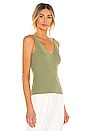 view 2 of 4 DÉBARDEUR SHAY TANK in Moss