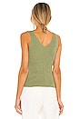 view 3 of 4 DÉBARDEUR SHAY TANK in Moss