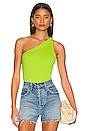 view 1 of 4 One Shoulder Top in Lime