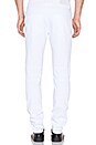 view 3 of 4 Distressed Panel Denim in White