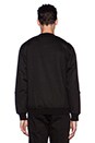 view 4 of 4 BLOUSON BOMBER NEOPRENE SLEEVE STRAP in Black