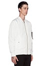 view 3 of 4 Flight Bomber Jacket in White