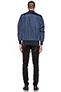 view 4 of 4 Strapped Bomber Jacket in Navy