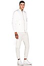 view 3 of 4 Strapped Bomber Jacket in White