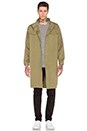 view 1 of 4 Elongated Military Parka in Fatigue Olive