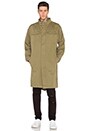 view 2 of 4 Elongated Military Parka in Fatigue Olive