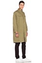 view 3 of 4 Elongated Military Parka in Fatigue Olive
