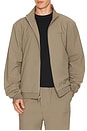 view 3 of 4 Nylon Track Jacket in Sepia