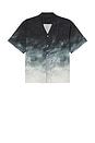 view 1 of 3 Tidal Waves Camp Collar Shirt in Tidal Wave Print