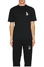 view 3 of 4 LA Relaxed Tee in Black