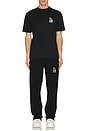 view 4 of 4 LA Relaxed Tee in Black