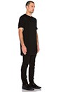 view 2 of 3 Double Layer Tee in Black