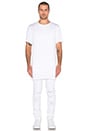 view 1 of 3 Double Layer Tee in White