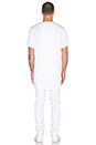 view 3 of 3 Double Layer Tee in White