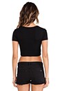 view 3 of 4 West Coast Crop Top in Black