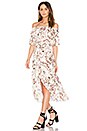 view 1 of 3 Agatha Dress in White Florete