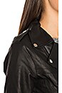 view 5 of 6 Harlow Leather Jacket in Black
