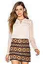 view 1 of 5 BLOUSE À MANCHES LONGUES in Beige