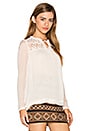 view 2 of 5 BLOUSE À MANCHES LONGUES in Beige