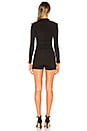 view 3 of 3 Zip Romper in Black