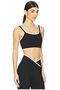 view 2 of 4 The Rhodes Bra in Black & Shell
