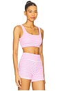 view 2 of 5 The Jolie Bra in Pink Stripes