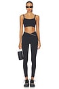 view 4 of 4 The Rhodes Sports Bra in Black & Malt