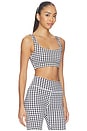 view 2 of 5 The Jolie Sports Bra in Gingham