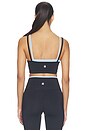 view 3 of 4 The Rhodes Sports Bra in Black & Baby Blue