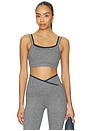 view 1 of 4 X Happily Grey The Rhodes Bra in Heather Grey & Navy