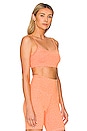 view 2 of 4 The Rocky Sports Bra in Orange Heather