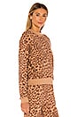 view 2 of 4 Georgie Sweatshirt in Tan Freckle