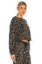 view 2 of 4 Sonoma Sweatshirt in Olive Cheetah