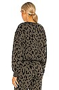 view 3 of 4 Sonoma Sweatshirt in Olive Cheetah