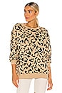 view 1 of 4 Mason Sweatshirt in Cream Cheetah