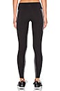 view 3 of 4 The Strut Legging in Black & Grey Moss & Mesh